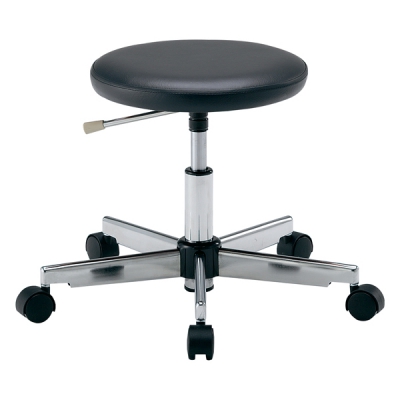 日本亚速旺 ASONE 清洁多彩圆椅(达到等级100)〔有脚踏环〕LRC-BR 蓝色 (1个) 2-672-03