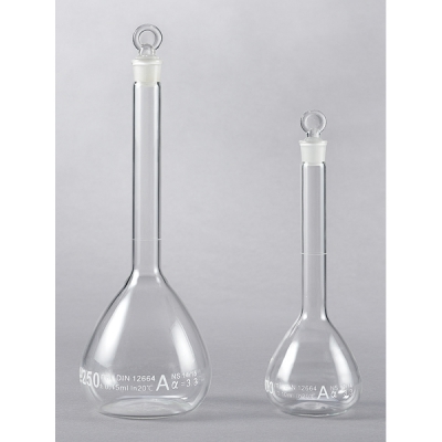 日本亚速旺 ASONE 容量瓶(透明)40620-02-200 200ml A级 CC-5632-06 40620-02-200