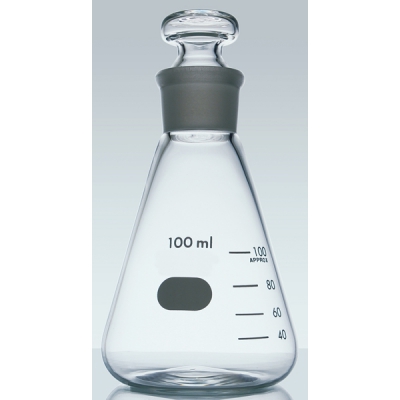 IWAKI 磨口锥形烧瓶 500 ml 5021FK500-34 CC-5291-04 5021FK500-34