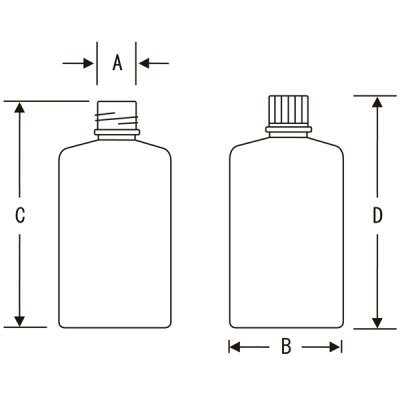 NIKKO亚速旺 J瓶(方形广口白色) 未灭菌 100ml 1个 15-5001-55 未灭菌) 100ml