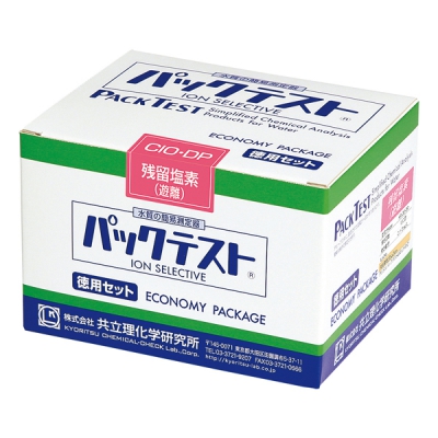 KYORITSURIKA共立理化 简易水质测定器(经济实用型套装) KR-pH 150次盒 1-9595-13 KR-pH