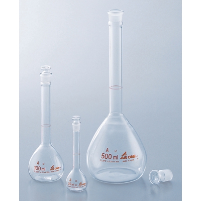 日本亚速旺 ASONE 容量瓶(A级)白色 50ml 1个 1-8564-05 50mL