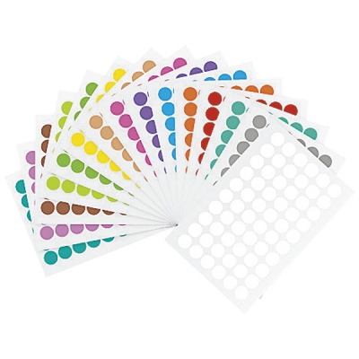 日本亚速旺 ASONE 彩色低温标签 LT-19GS 1袋(21圆点张×20张) 3-8720-06 LT-19GS