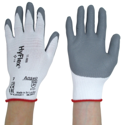 Ansell安思尔 发泡丁腈涂层尼龙手套 11-800-7 S 1双 C61-8678-09 11-800 7