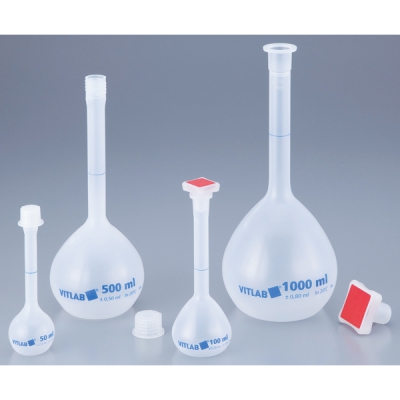 VITLAB PMP螺口容量瓶(B级)帯螺口塞  10ml 677891 1个 C1-2174-01 677891