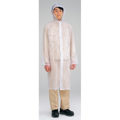 PVC 雨衣 1222-110cm 3-9376-03 1222-110cm