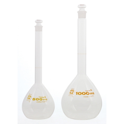 SHIBATA柴田科学 SIBATA容量瓶(A级)茶色 200ml 1个 1-8659-07 026100-200A