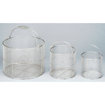 日本亚速旺 ASONE 不锈钢圆形清洗筐 中 (1个装) 4-097-04 中