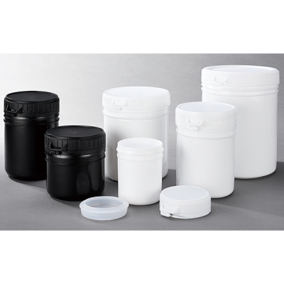 日本亚速旺 ASONE 易拉保险盖塑料直口瓶(含内盖)白色 350ml CC-5228-07 白色 350ml