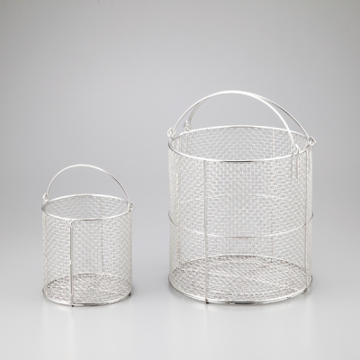 日本亚速旺 ASONE 不锈钢消毒筐圆形 特大φ400(1个入) 1-3450-05 特大φ400