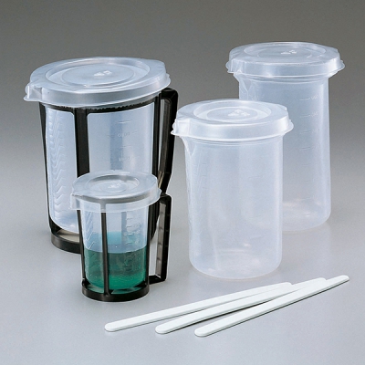 YOTORIYAMA 大容量一次性烧杯及烧杯架 烧杯 5L (25个) 6-6607-05 25装