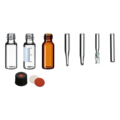 LLG Labware 1.5ml螺口进样瓶(8-425)垫 7401066 1袋(100支) 3-9526-11 7401066