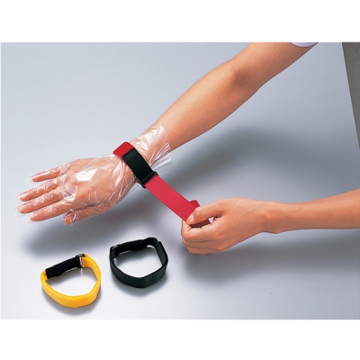 日本亚速旺 ASONE 腕腿扎紧带(伸缩型) 红色R (2个组) 8-3055-01 红色R (2个)