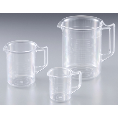 NIKKO亚速旺 PC计量杯 100ml 1个 30-0801-00-55 100ml