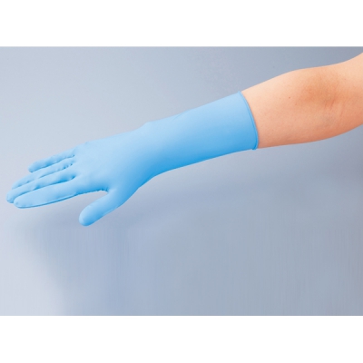 日本亚速旺 ASONE 丁腈手套(12英寸无粉)白色 L 1箱(100只盒x10盒) 8-5686-51 长 L 1000片装