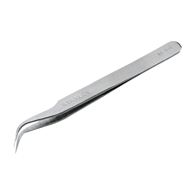 STANLEY史丹利 弯头短镊子 94-516-23 CC-7537-01 94-516-23