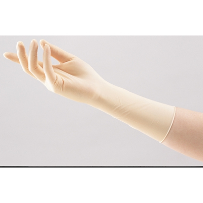 日本亚速旺 ASONE 经济型乳胶长型手套(12英寸／无粉) S 100只盒 CC-3998-03 S