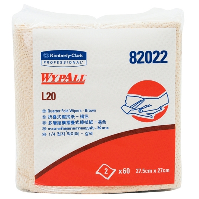 Kimberly金佰利 WYPALL(L20)工业擦拭纸 82022 60张24包箱 CC-4217-03 82022