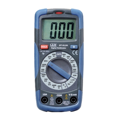 日本亚速旺 ASONE 经济型数字万用表 DT-912N(1个) CC-3332-01