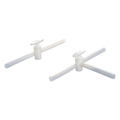 日本亚速旺 ASONE 三通龙头(PE制 )9×6 (1个) 6-680-02