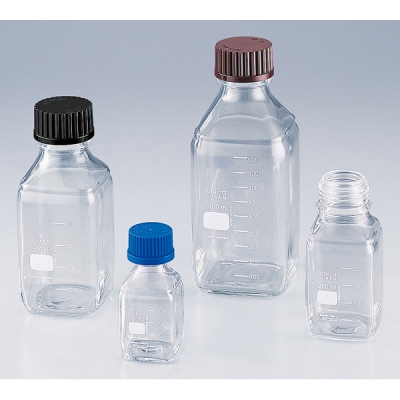 DURAN 螺口瓶方形 100ml 017230-1002A 1-8870-25 100ml 017230-1002A