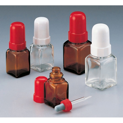 日本亚速旺 ASONE 滴瓶(方形) 褐色 20ml (1个) 5-135-02 20ml