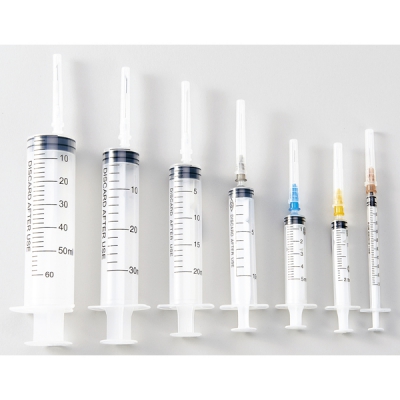 日本亚速旺 ASONE 实验室用经济型一次性注射针筒(含针头) 20ml(25支包) CC-4325-05