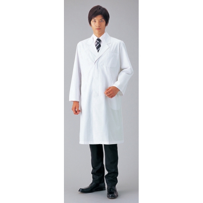 日本亚速旺 ASONE 男白大褂 51-611 S (1件) 8-5385-11 S
