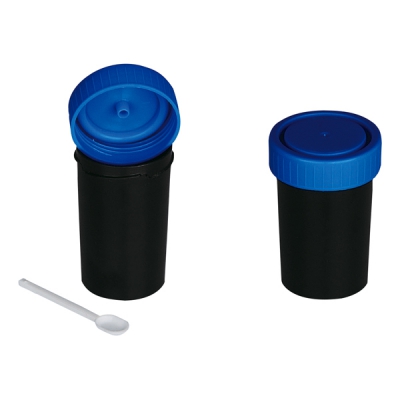 日本亚速旺 ASONE 取样杯 黑色 150ml 红盖 已灭菌 250个箱 CC-5570-05