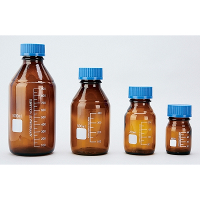 日本亚速旺 ASONE 经济型螺口试剂瓶(棕色) 500ml(1个) CC-4330-03