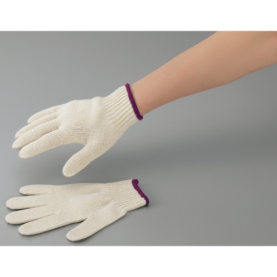 日本亚速旺 ASONE 手套全棉 750g(紫边) 240双20打 C2-9815-51 750  20打（240双）