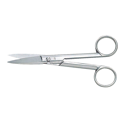 日本亚速旺 ASONE 双刃直头剪刀(不锈钢制)No.10 145mm 2-536-12 No.10 145mm