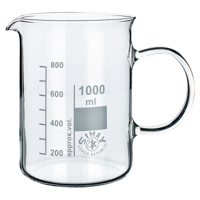 KavalierSIMAX 玻璃带把手烧杯 154600 (1个) 3-6008-03