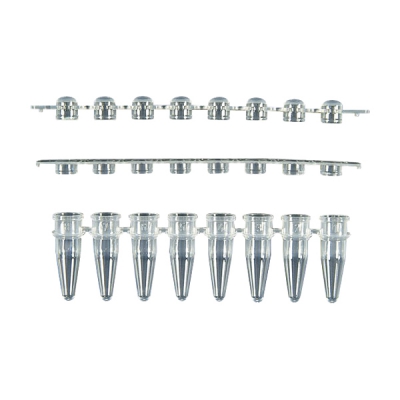 AXYGEN爱思进 AXYGEN PCR八连排管 PCR-0208-C 125支盒 CC-4215-01