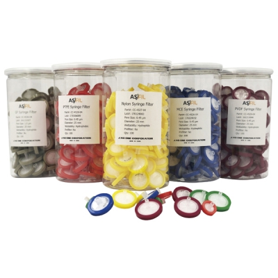 日本亚速旺 ASONE 尼龙NYLON针头过滤器(已灭菌) φ13mm 0.45um(50个包) CC-4377-02