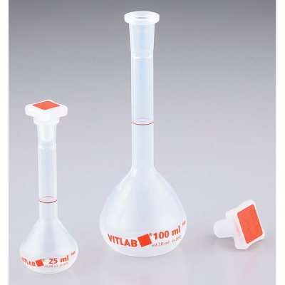 VITLAB PMP容量瓶(帯PP塞)A级 250ml 67404   1个 C1-5962-04