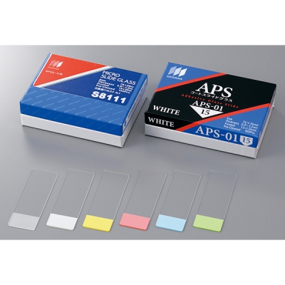 MATSUNAMI松浪 硅烷涂层载玻片APS-01 1盒(100片) 2-4000-13 APS-01