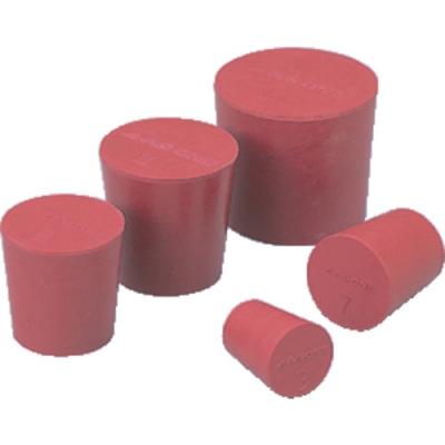 ASONE 亚速旺  红橡胶栓No.4