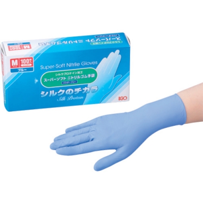 ASONE 亚速旺 1-32774-02-AS软二重橡胶手套无粉末M（100枚装）