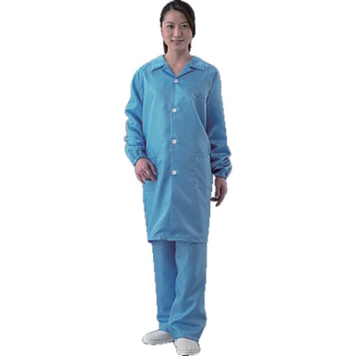 ASONE 亚速旺 2-4955-04-AS APCR大衣（按钮）S267青3L