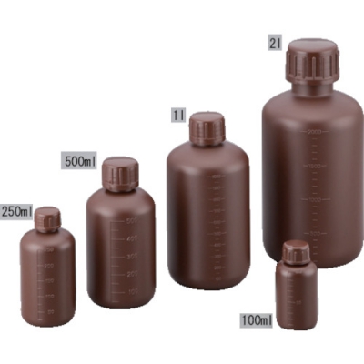 ASONE 亚速旺 2-5076-07-AS细口丸型遮光瓶5L（茶）