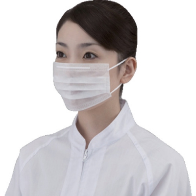 ASONE 亚速旺 2-88849-51-AS海胆环保口罩2ply平面耳挂3000张