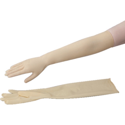 ASONE 亚速旺 11432-01-AS乳胶长手套无粉L（25双入）