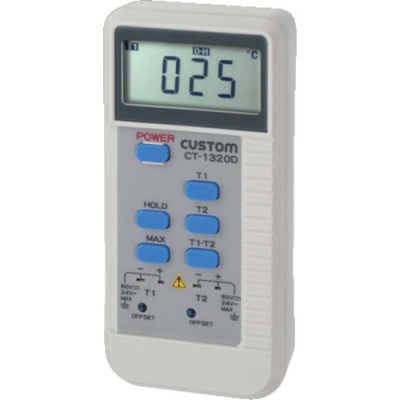 ASONE 亚速旺 16397-02-AS数字温度计CT1320D（2ch）