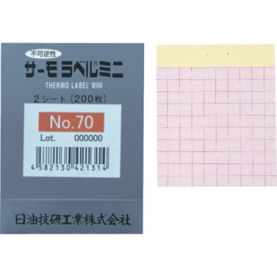 日油技研 NICHIGI NO.100-日本油技研三文鱼标签迷你不可逆性100度（200张装）