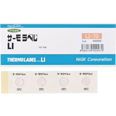 日油技研 NICHIGI ILI-105-温度标签1点表示室外对应型不可逆性105度40张