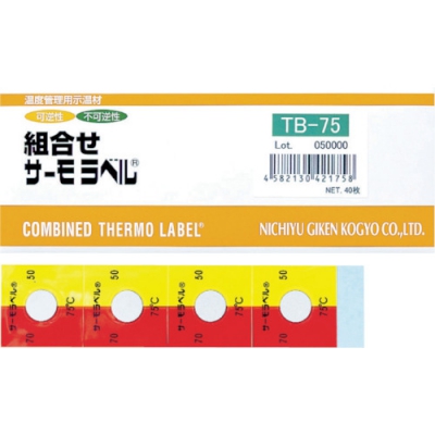 日油技研 NICHIGI TB-65-组合温度标签室外对应型不可逆 可逆性65度