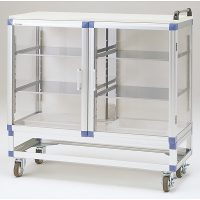 日本亚速旺 ASONE WGN-W 手推式防潮箱 ワゴンデシケーター DESICCATOR 1-9103-01