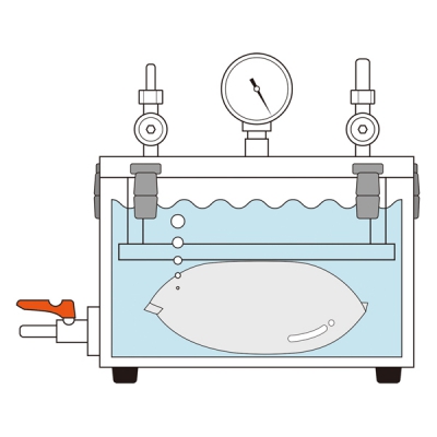 日本亚速旺 ASONE VRT 真空防潮箱 リークテスト用真空デシケーター DESICCATOR VACUUM 3-6773-01