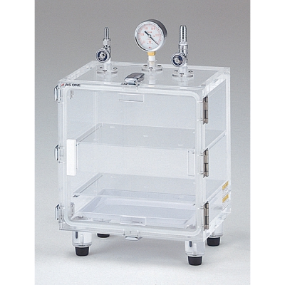 日本亚速旺 ASONE VL型 真空防潮箱 真空デシケーター DESICCATOR VACUUM 1-068-01
